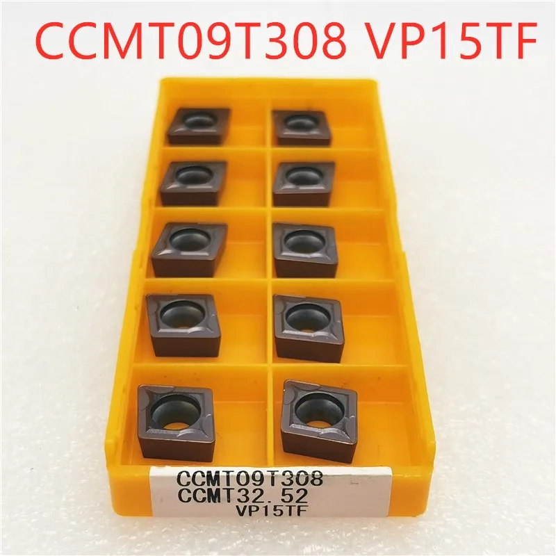 10 шт. твердосплавные пластины CCMT09T308 VP15TF | Инструменты