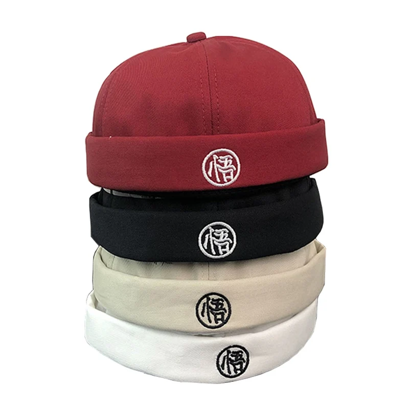 JNKET шляпы весна-осень вышивка Skullcap Beanies шляпа хип-хоп тыква шляпа Складная портативная шляпа с полями шляпа моряка