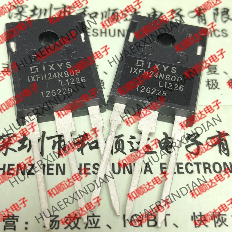 5 шт., новые оригинальные кнопки IXFH24N80P-247 800V 24A