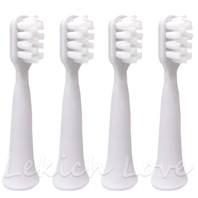 Brush Heads for Xiaomi Mijia T100 Toothbrush Heads Gum Care Soft Toothbrush Heads with Protecting Caps for Healthy Brushing 5