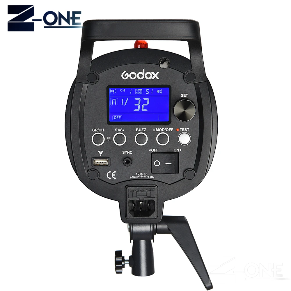 Godox QS600 II QS600II 600Ws GN76 студийный стробоскоп со встроенным Godox 2,4G Беспроводная X система для Canon Nikon sony фужи Олимпус