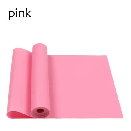 pink Эластичный пояс для пилатеса, йоги, растягивающийся пояс для фитнеса, резинки, подтягивающая спортивная повязка, для упражнений - Цвет: pink