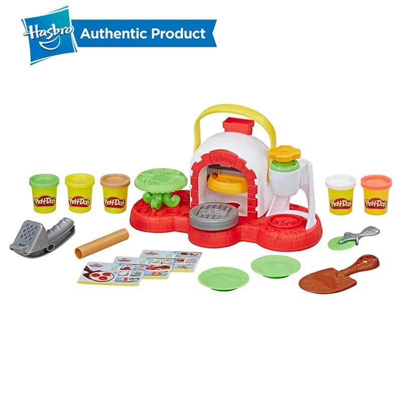 Hasbro Play-Doh штамп 'n Top печь для пиццы игрушка с 5 нетоксичными Play Doh цвета кухня творения составная глина для детей забавная игра