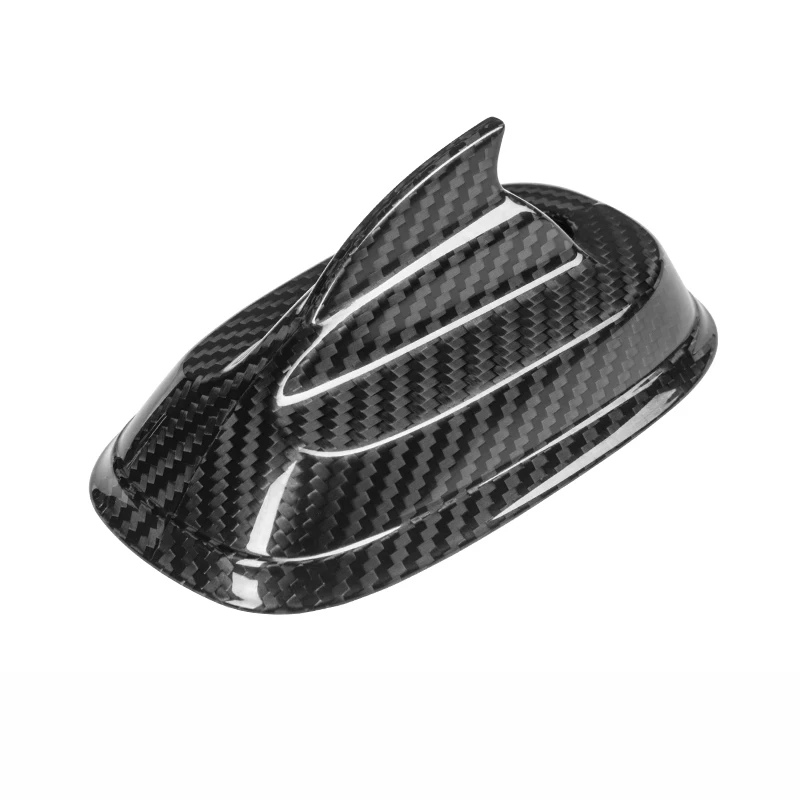 carbon fiber - B Автомобильная антенна акульего плавника, декоративные наклейки из углеродного волокна для Mini Cooper F55 F56 F54 F57 F60, паста для антенны земляка - Название цвета: carbon fiber - B