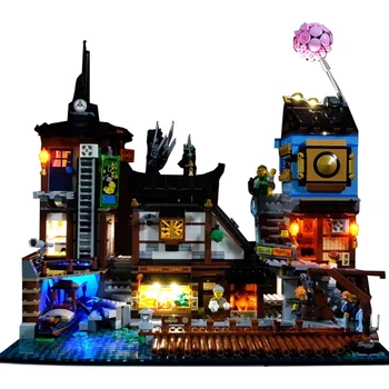 

Vonado Battery Operated LED Light Building Block Accessory Kit for City Docks Modular 70657 Educational Toys for KI