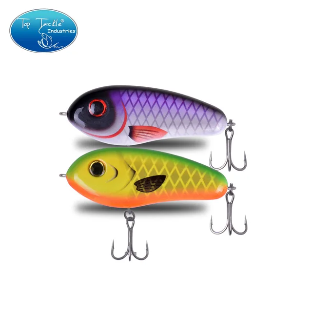 US $3.55 80mm 28g Slow Sinking Artificial Jerk Bait Pike Taimen Chum fishing lure JerkBait LITTLE DARLING Wi