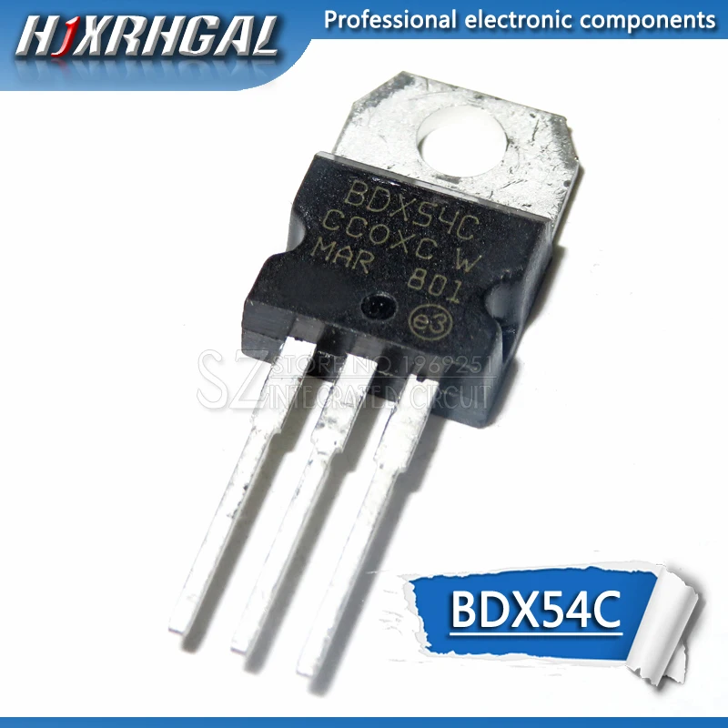 1pcs BDX54C 8A 100V TO-220 Silicon PNP Power Transistors new and original HJXRHGAL | Электронные компоненты и