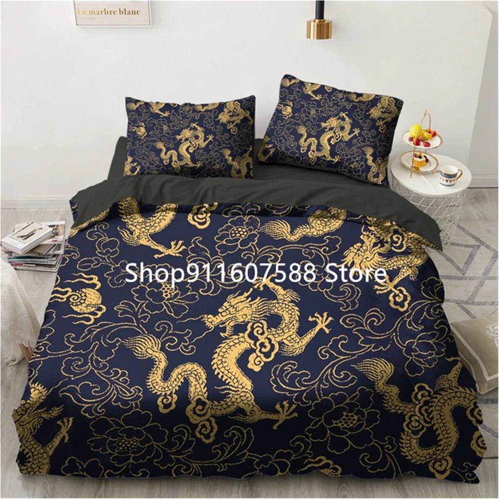 Black Gold Bedding Set Luxury Duvet Cover Sets 3d Moon Dream Catcher Comforter Cover Set Cute Bed Set For Adult