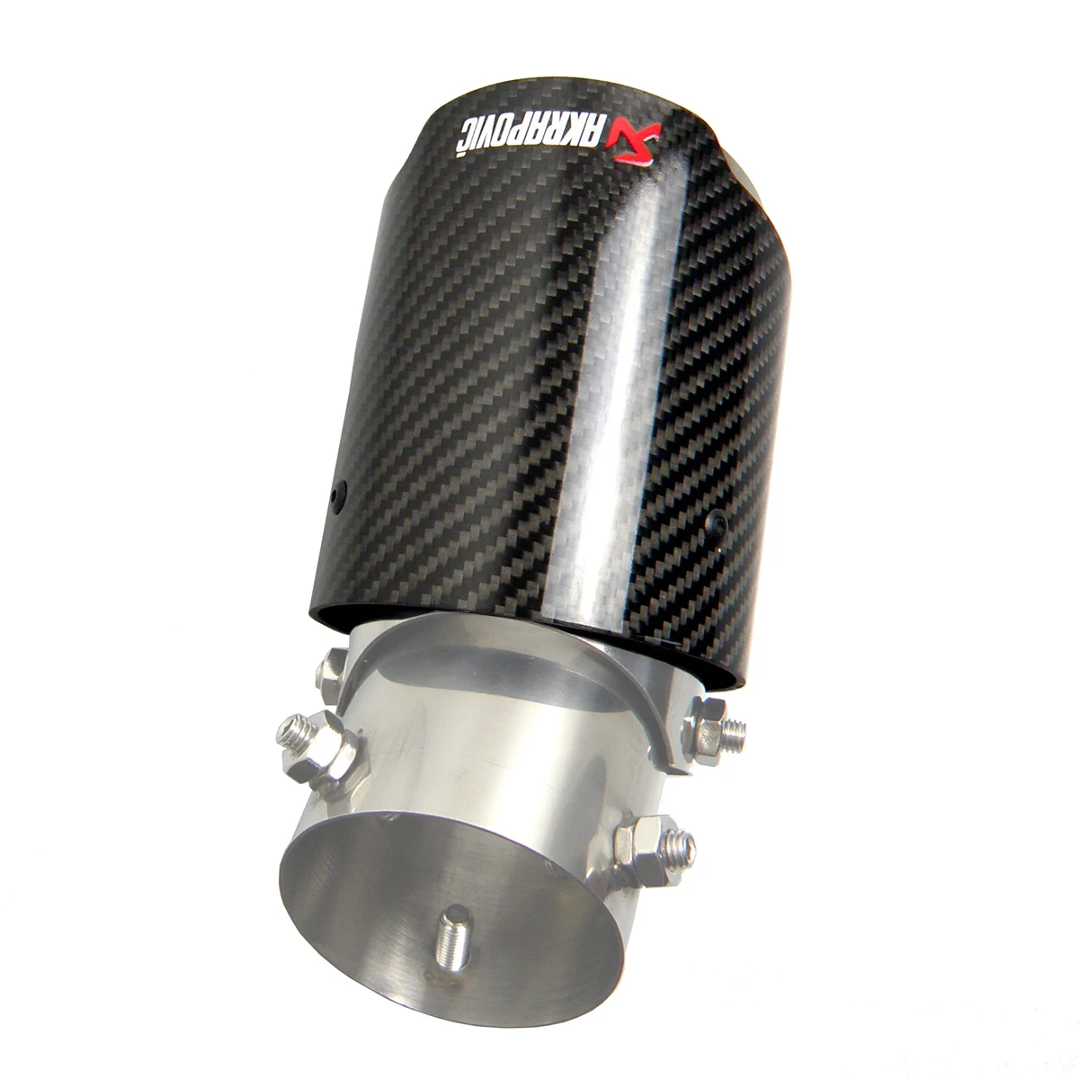 Регулируемый угол Akrapovic наконечники углеродное волокно выхлопная труба автомобиля прямой край углеродного волокна глушитель наконечник для автомобиля аксессуары
