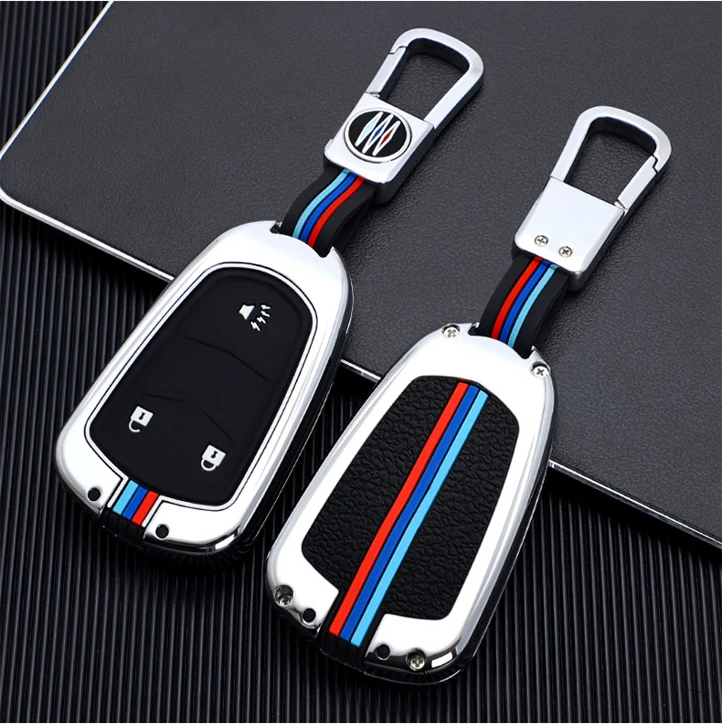 Portachiavi in lega di zinco Cover Shell Holder per Cadillac CTS XTS SRX ATS 2015-2018 CT5 XT5 XT6 Remote Key Car Styling Car Key Case - H08c2ed3defc6499f92122f71f61cf74fj
