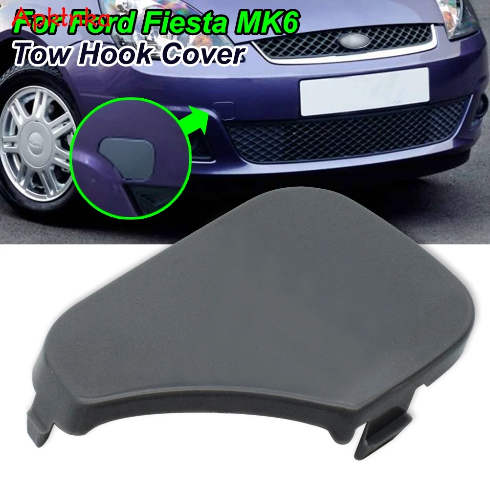 Apktnka Car Front Bumper Tow Hook Cover For Ford Fiesta MK6 2005 2006