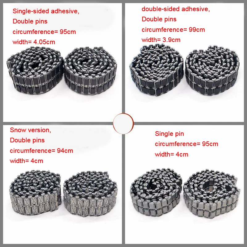 

2Pcs (1Pair) Metal Track Spare Parts For 1/16 Heng Long RC Tank Model German Leopard 2A6 3889-1
