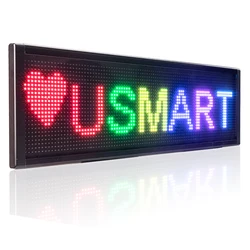 Placa de exibição programável, 51cm, p5mm, wi fi, led, multicolorido, iluminação para negócios, preparação de sinal, frete grátis
