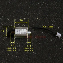 KSV2WA нормально закрытый N/O клапан с источником питания от постоянного тока, 6V 2-way мини Электрический электромагнитный клапан для воздуха газовый баллон Управление клапан