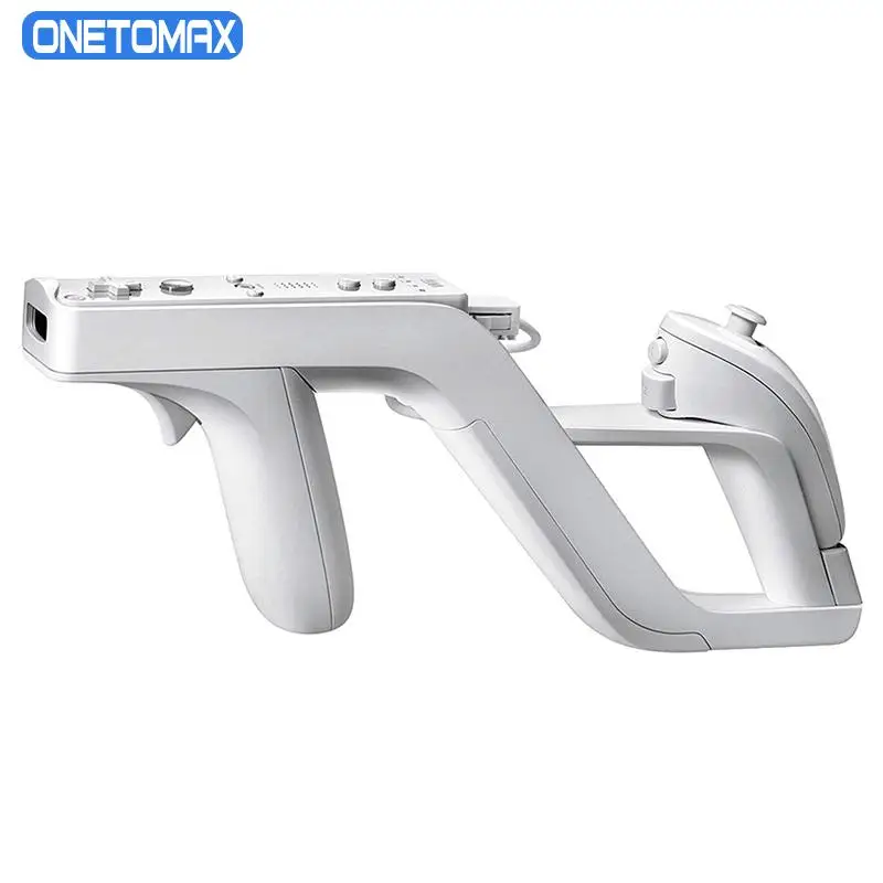 Zapper Gun Compatible with Nintendo Wii Remote Controller for Resident Evil 4, for Call Of Duty, Red Steel Shooting Games