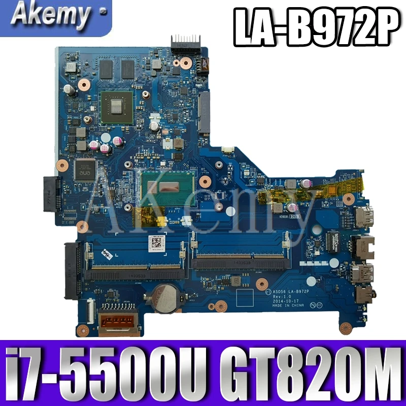 #^Special Price LA-B972P motherboard for HP 15-R LA-B972P Laptop Motherboard 795814-001 795814-501 I7-5500U CPU original tested 100%