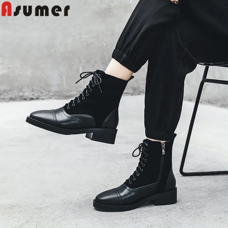 genuine leather boots womens