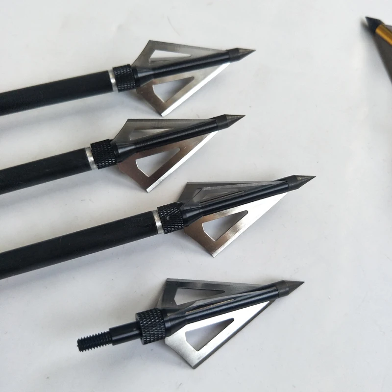 6 шт. охотничьи стрелы советы по стрельбе из лука Broadhead 100 зернистые для соединения