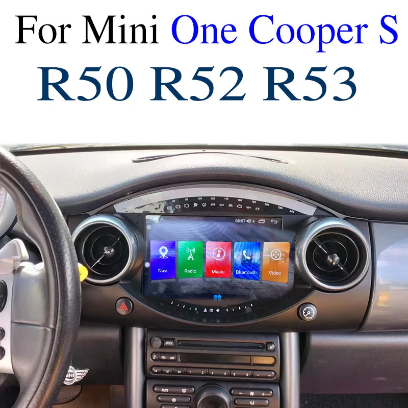 For Mini One Cooper Hatch Convertible R50 R52 R53 Android 10 lNAVI