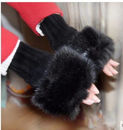 MS зимние стильные женские перчатки guantes для улицы, сохраняющие тепло, мягкие теплые перчатки, женские милые перчатки для девушек с сенсорным экраном - Color: as shown