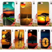 Hot Jual Fashion Desain Pemandangan Matahari Terbenam untuk Apple Iphone 4 4S 5 5C 5S SE 6 6S 7 8 11 Plus Pro X XS Max XR(China)