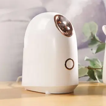 

1pc White Durable Humidification Facial Steamer Facial Vaporizer Nanometer Water Facial Evaporator Sprayer
