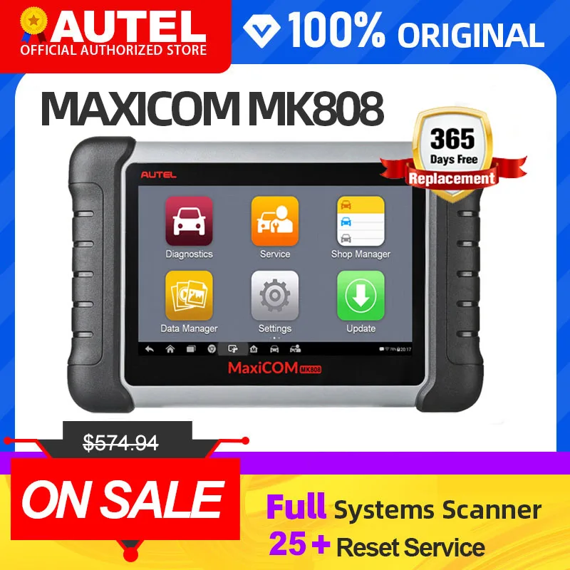 Professional Automotive Scanner Autel Mk808 Car Diagnostic