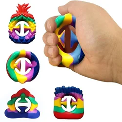 Juguetes de manos para aliviar el estrés, paragolpes de silicona para aliviar la ansiedad, sensoriales, regalos