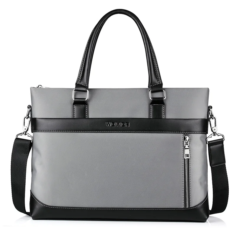 

Men's Bag MEN'S Multi-functional Handbag Korean-style Oxford Cloth Casual Shoulder Document Men's Cloth Bag Cross Border