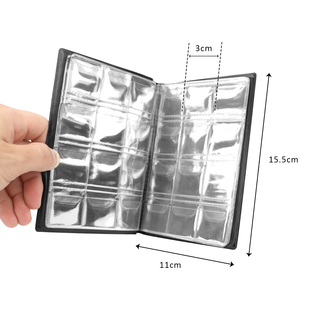 Deluxe Coin and Banknote Collection Album - 120-Piece PVC Set