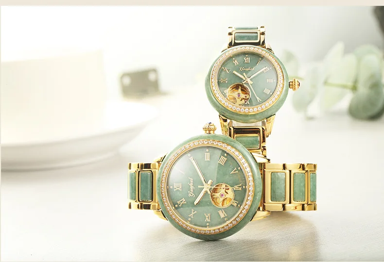 Новые часы Trill Hot style Lovers Jadeite Jade автоматические механические часы A берет на себя