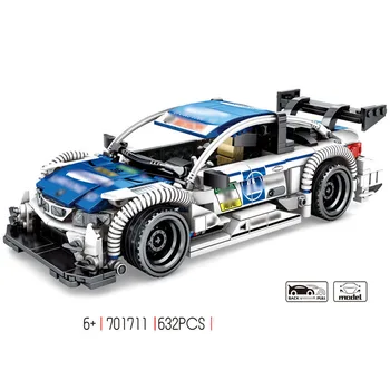 

632pcs New Enlighten Technic Speed Champions Racing Car Pull Back Racer MOC Old Models Off-Road Building Blocks Toys Boys Gifts