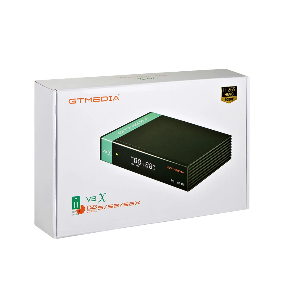 Full HD GTMedia V8X DVB S2 FTA спутниковый ресивер GT Media V8 Nova поддержка H.265 Встроенный Wi Fi