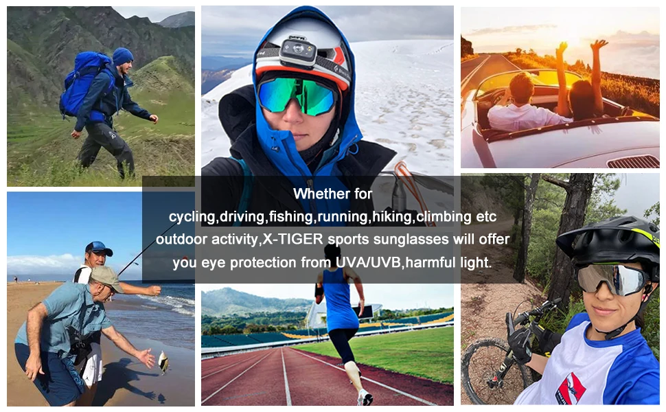 X-TIGER Polarized เลนส์แว่นตาขี่จักรยานจักรยานขี่จักรยานแว่นตา Photochromic MTB Mountain จักรยานแว่นตา
