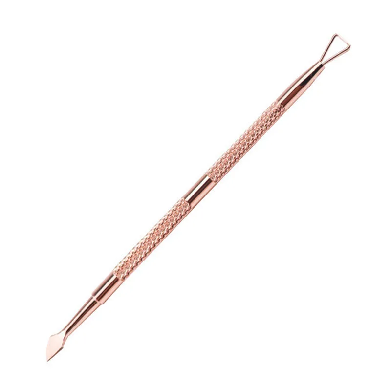 1/3pcs Gold Stainless Steel Cuticle Pusher Nail Art Pedicure Manicure Tools Nail File Dead Skin Push Cuticle Remover Nail Pusher