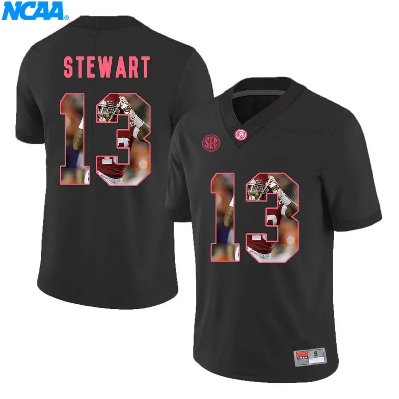 Новое поступление, высокое качество, Alabama ArDarius Stewart#13, A'Shawn Robinson#86, футболка, спортивные майки, S-XXXL