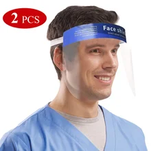 使い捨て安全フェイスシールド、防曇、抗唾液、保護目と顔クリアフィルム弾性バンドとコンフォートスポンジ(China)