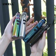 Uwell нунчаки 2 Kit электронная сигарета с 5 мл или 2 мл нунчаки 2 Танк поле приведенный в действие 18650/20700/21700 электронных сигарет