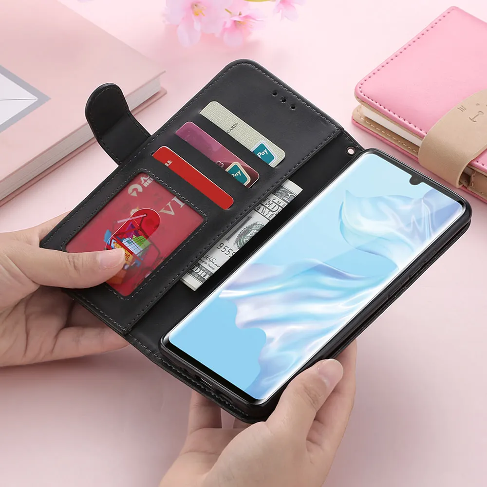 Кожаный чехол-кошелек на молнии для huawei P30 Pro P20 Lite mate 20 P Smart Plus Y6 Y7 Nova 4e Enjoy 9e роскошный откидной Чехол для телефона