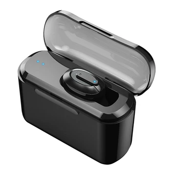 

T1 Wireless Bluetooth Invisible Headphones Single Ear 4.2 Edr Mini Wireless Headset With 2200mah Charging Box