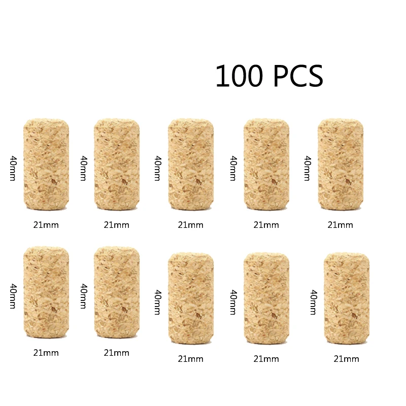 2140 100 pcs 50 100 шт пробки для вина, многоразовые функциональные портативные уплотнительные пробки для бутылок, барные инструменты, кухонные аксессуары - Цвет: 2140 100 pcs