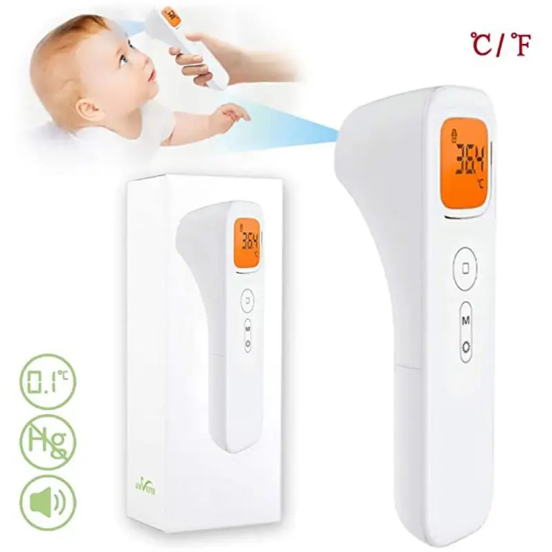 

Forehead Ear Thermometer Instant Non Contact Digital Infrared with Fever