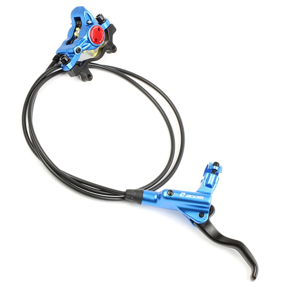 ZOOM HB-875 bicycle brakes caliper colored mountain bike brakes bike caliper Disc Brake Hydraulic Disc Brake bike brake - Цвет: Rear brake4