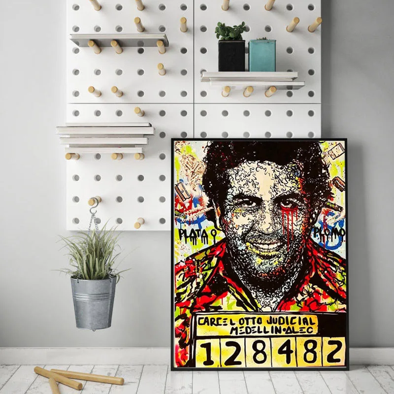 Alec Monopolies Pablo Escobar Wallpaper Hd Canvas Posters Prints Wall Art  Oil Painting Decorative Picture Modern Home Decoration - Painting &  Calligraphy - AliExpress