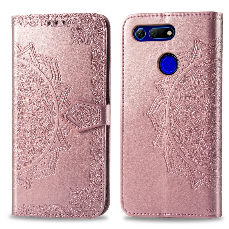 

Flip Leather Case For HuaWei Honor V20 Wallet Card Slot Stand Back Cover For HuaWei Honor View 20 V 20 Shockproof Cover