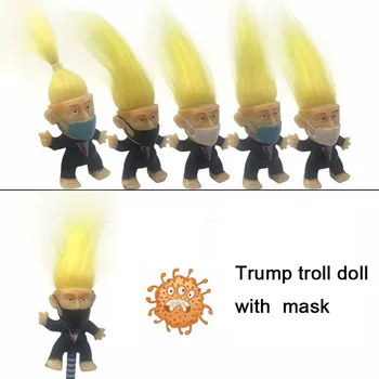 

3pcs/lot 2020 New Long Hair Trump Character Toy Doll Figure Toys Ornaments Souvenirs Kids Gift Yiwu Factory Direct Supplier