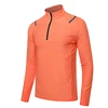 Summer Quick Dry Elastic Running Shirts Men Women 1/4 Zipper Long Sleeve T-Shirt Gym Fitness Workout Sportswear Tops Customize 2