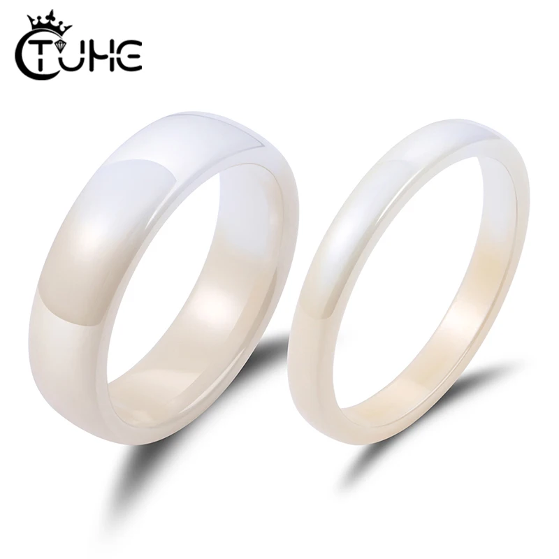 Дизайн керамических колец, прозрачное керамическое межцветное кольцо, модное, ручной работы, здоровое керамическое свадебное Ювелирное кольцо для женщин