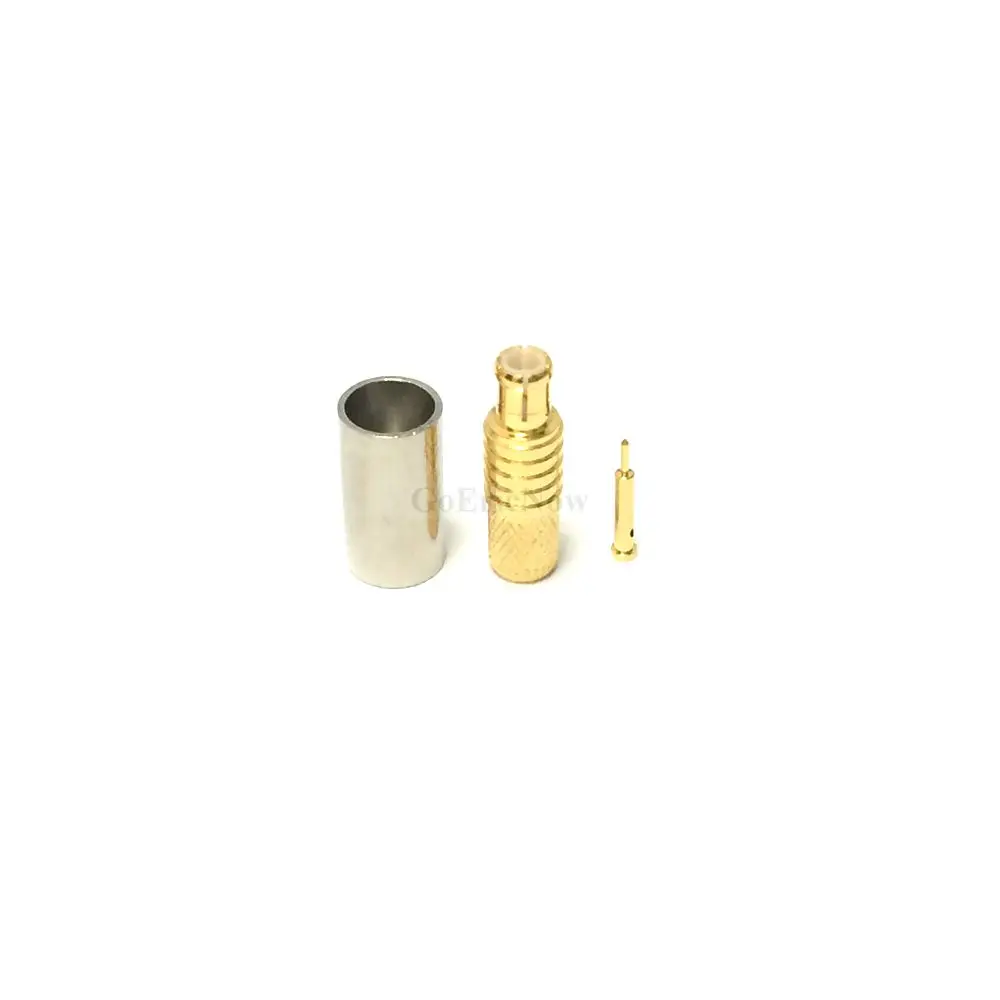 10 шт. RF коаксиальный MCX Штекер для RG58 RG400 RG142 Кабельный разъем|male connector|male malel connector |