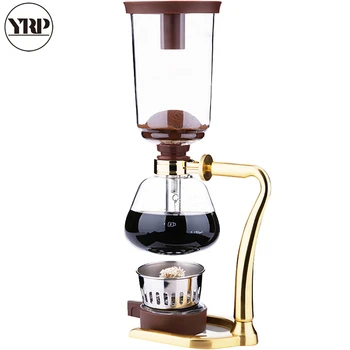 

Japanese Style Coffee Syphon Pot 3 cups Coffee Siphon Kettle Heat-Resistant Glass Drip Vacuum Filter Coffee Maker pot Percolator